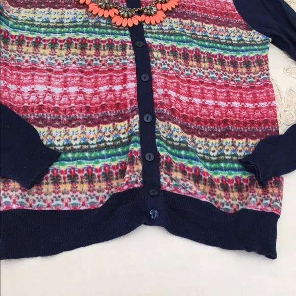 Anthropologie Sparrow cardigan sweater striped M - Picture 4 of 7